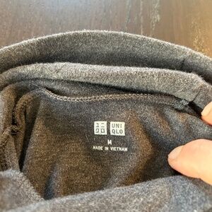 Uniqlo Dark Gray Turtleneck - Size Medium, Good Condition